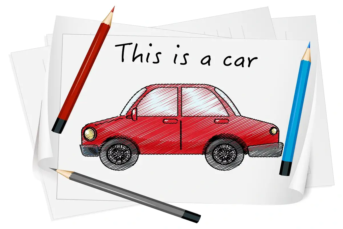 Drawing: Burmhcczepe = Car