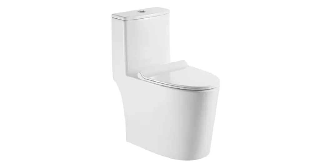 one piece skirted toilets